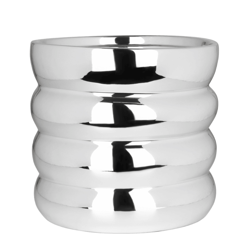 Kolibri Home | Glow Übertopf - Silber - Ø12cm