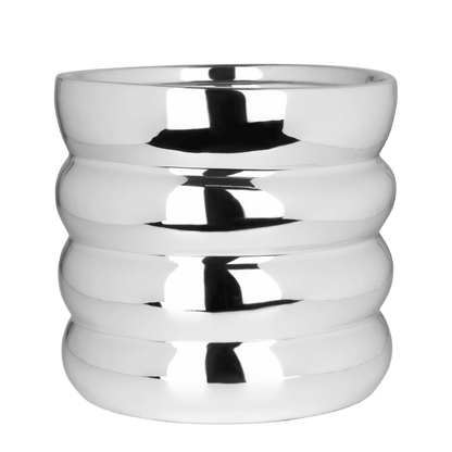 Kolibri Home | Glow Übertopf - Silber - Ø12cm