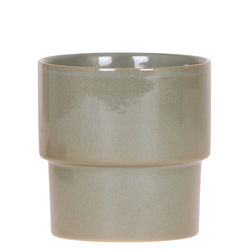 Kolibri Home | Timeless Übertopf - Groen - Ø9 cm