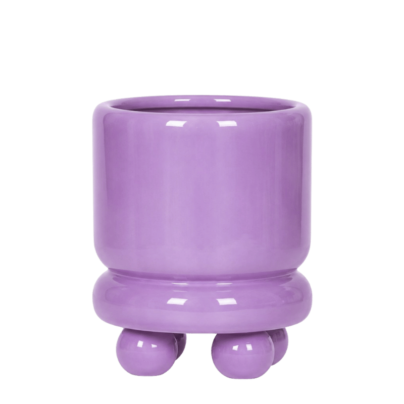 Kolibri Home | Dotty Übertopf - Violett - Ø9 cm