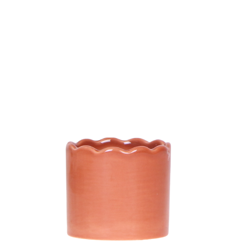 Kolibri Home | Curve Übertopf - Terracotta - Ø6cm