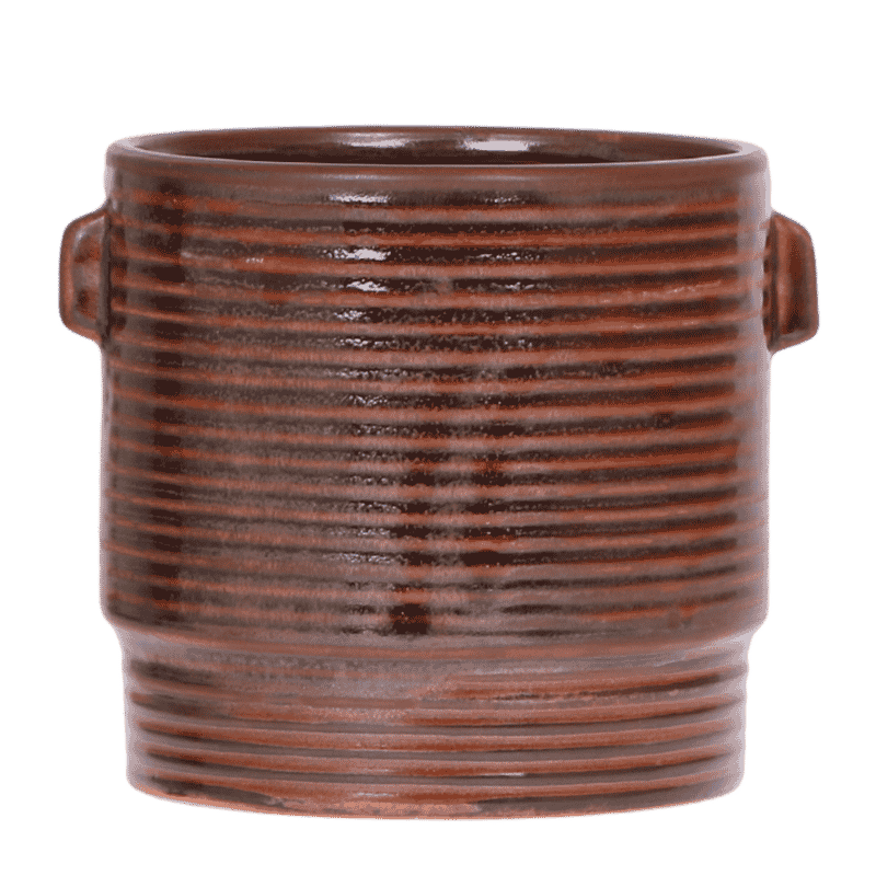 Kolibri Home | Sunset Übertopf - Braun - Ø12 cm