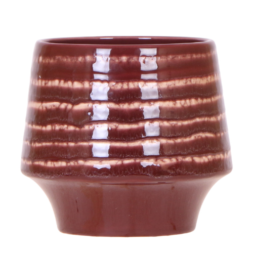 Kolibri Home | Moonstone Burgundy Übertopf - Ø12cm