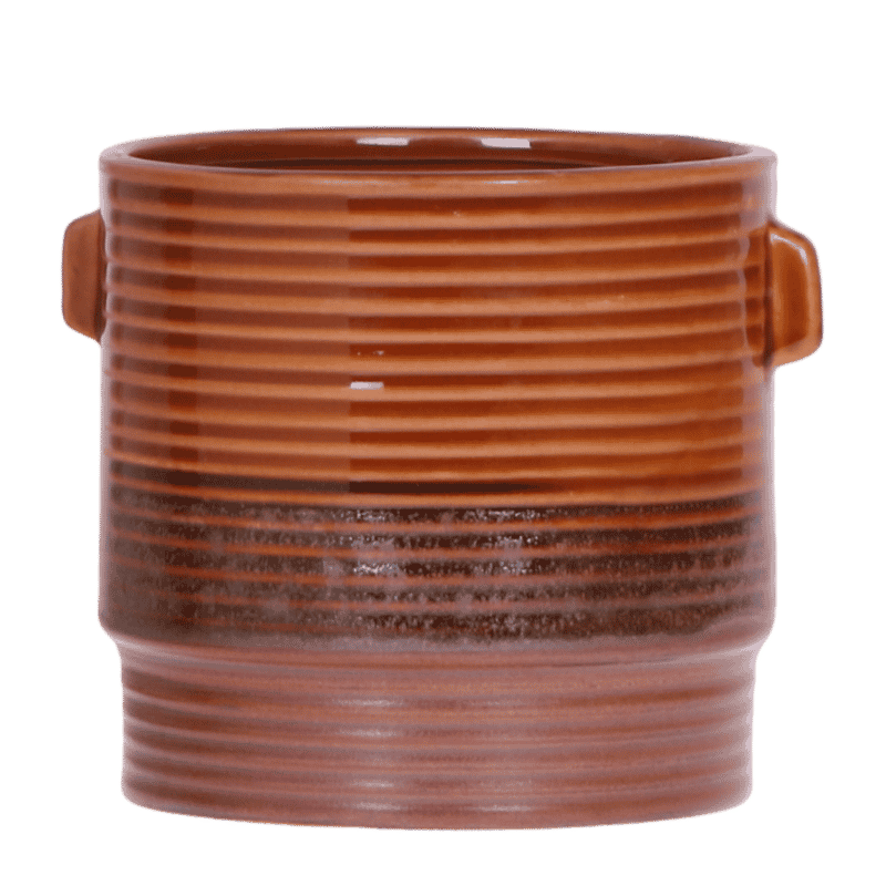 Kolibri Home | Sunset Übertopf - Gelb - Ø12 cm