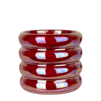Kolibri Home | Glow Übertopf - Rot - Ø9cm