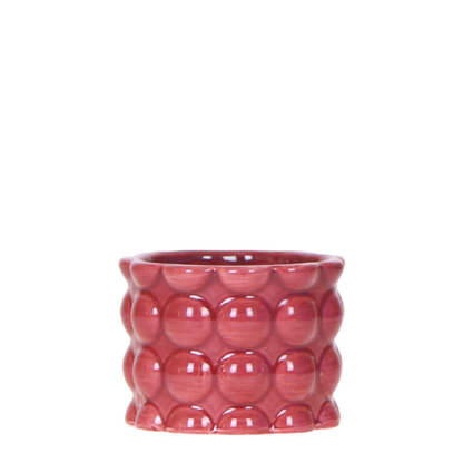 Kolibri Home | Cotton Shine Übertopf - Red - Ø6cm