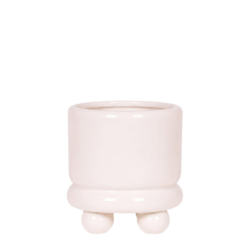 Kolibri Home | Dotty Übertopf - Weiß - Ø6 cm