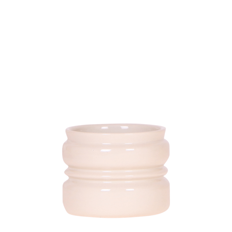 Kolibri Home | Noma Übertopf - Wit - Ø6cm