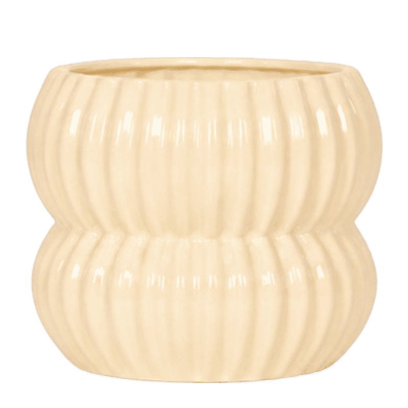Kolibri Home | Horizon Übertopf - Gelb - ∅12cm