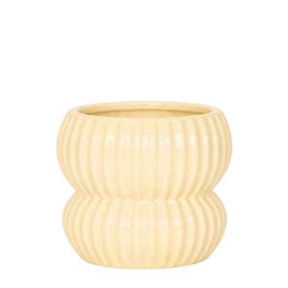 Kolibri Home | Horizon Übertopf - Gelb - ∅9cm