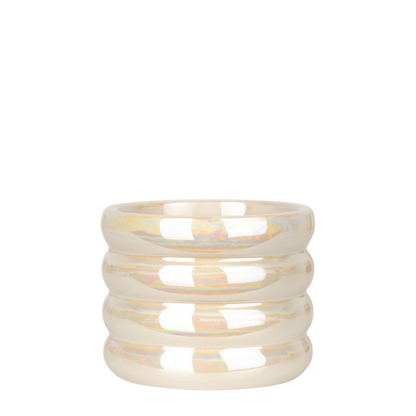 Kolibri Home | Glow Übertopf - Travertin - Ø6cm