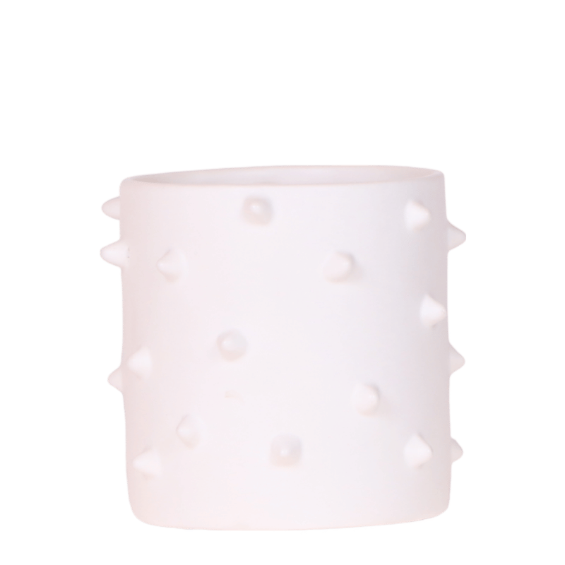 Kolibri Home | Spike Übertopf - Weiß - Ø9cm