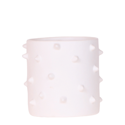 Kolibri Home | Spike Übertopf - Weiß - Ø9cm