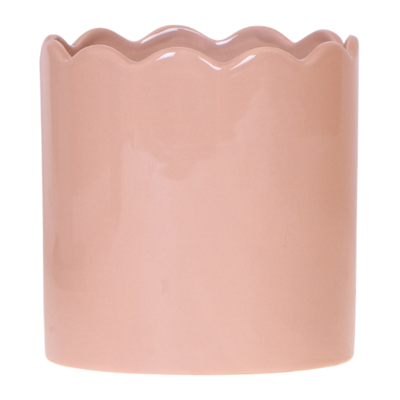 Kolibri Home | Curve Übertopf - Oudroze - Ø12cm
