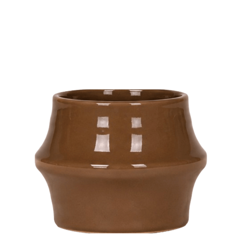Kolibri Home | Clay Übertopf - Bruin - Ø6 cm
