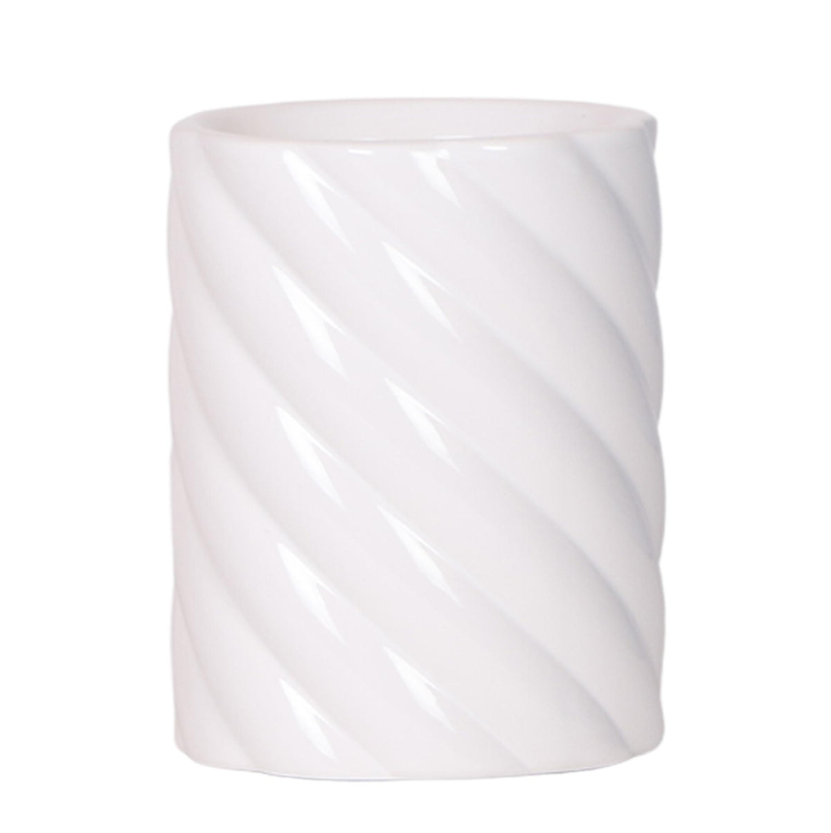 Kolibri Home | Candy Dekotopf | Hoch - White - Ø9cm
