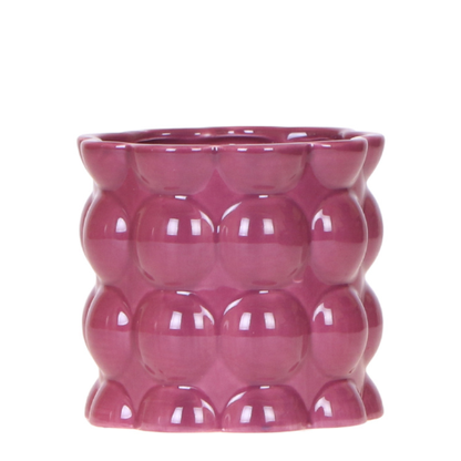 Kolibri Home | Cotton Shine Übertopf - Purple - Ø9cm