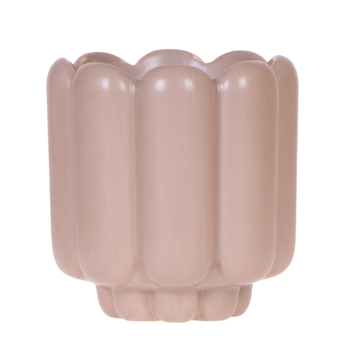 Kolibri Home | Retro-Ziertopf - Sand - Ø9cm
