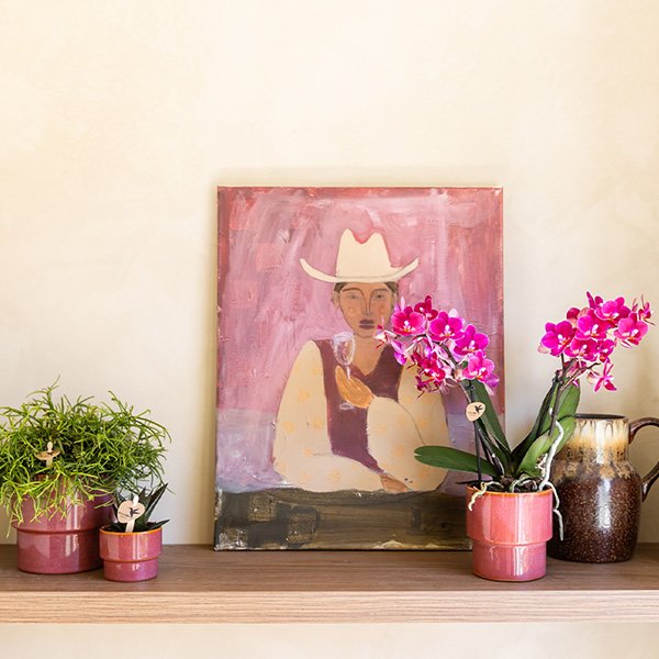 Kolibri Home | Timeless Übertopf - Roze - Ø12 cm