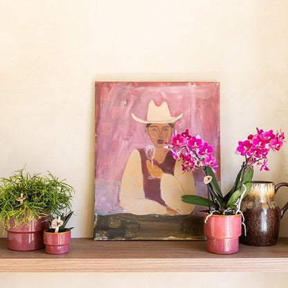 Kolibri Home | Timeless Übertopf - Roze - Ø12 cm