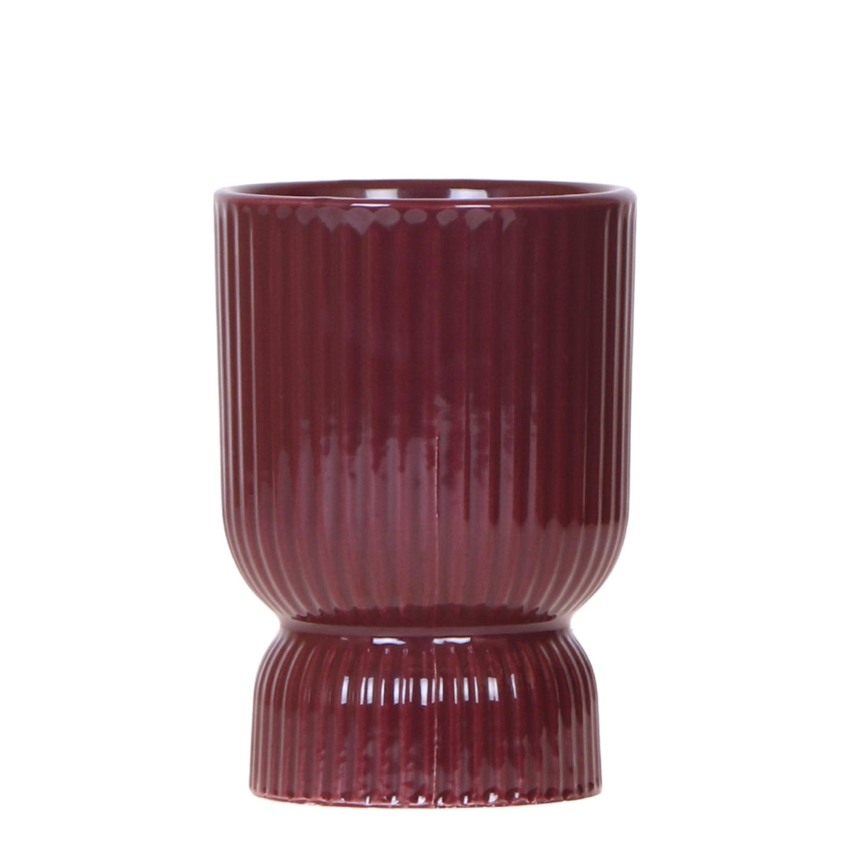 Kolibri Home | Diabolo-Ziertopf | Ø9cm - Burgundy