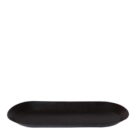 Kolibri Home | Teller oval - Ovales Tablett Ø30cm - Black