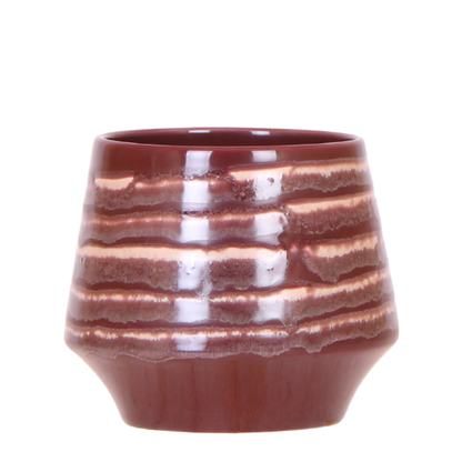 Kolibri Home | Moonstone Burgundy Übertopf - Ø9cm