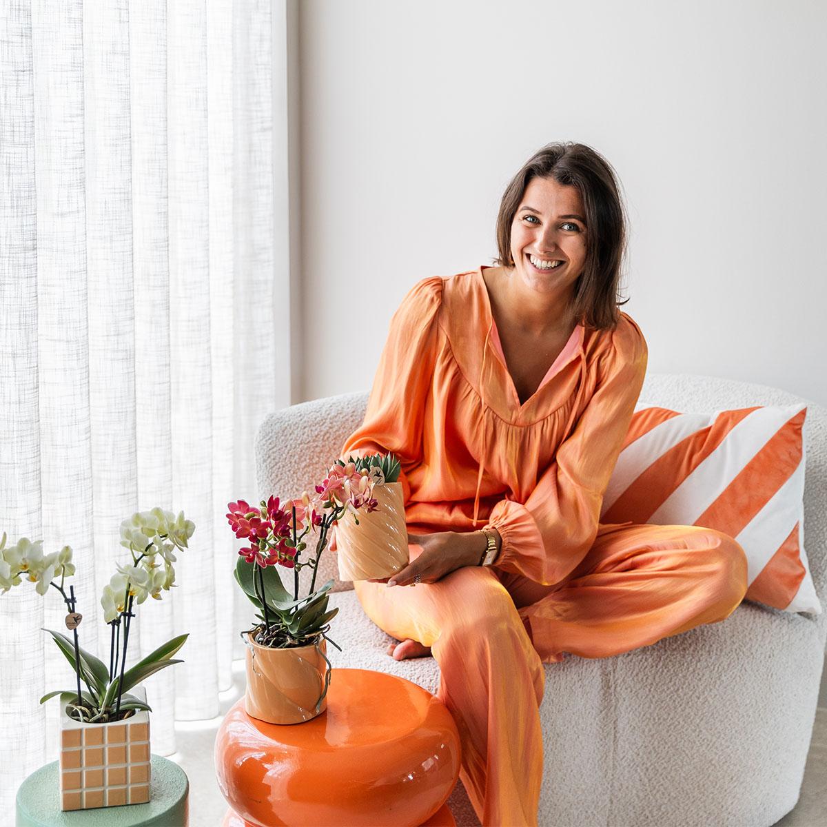 Kolibri Home | Candy Dekotopf - Peach - Ø9cm